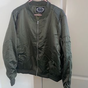 Satin Bomber Jacket